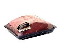 USDA Choice Beef Top Loin New York Strip Roast Boneless Seasoned Service Case - Weight Between 3-5 Lb