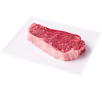 New York Boneless Steak USDA Choice Beef Top Loin Butcher Counter - 1 Lb