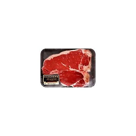 Meat Service Counter USDA Choice Beef Loin Porterhouse Steak Thin Cut - 1.50 Lbs.