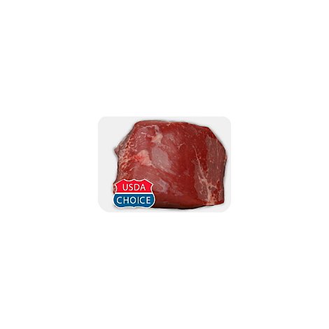 Meat Service Counter USDA Choice Beef Bottom Round Roast - 3.50 LB