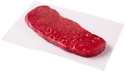 USDA Choice Beef Top Round Steak Thin Cut Service Case - 1 Lb - Image 1