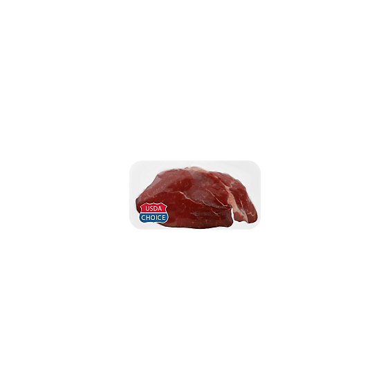 Meat Counter Beef USDA Choice Chuck Cross Rib Steak Boneless Over 3lbs Service Case - 1 LB