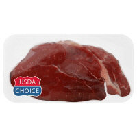 Meat Counter Beef USDA Choice Chuck Cross Rib Steak Boneless Over 3lbs Service Case - 1 LB