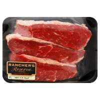 Meat Counter Beef Seasoned Beef Tri Tip Steaks Service Case - 1 LB