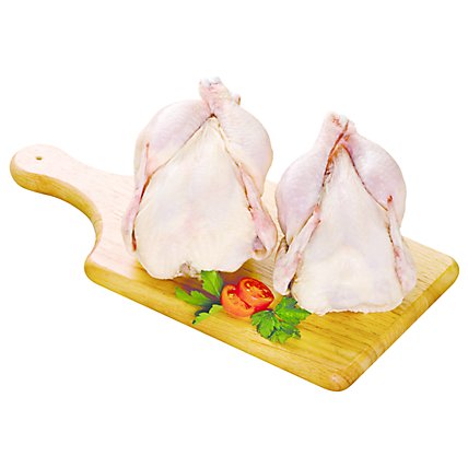 Meat Counter Cornish Game Hens Stuffed Fresh T/P Service Case - 2 LB - Image 1