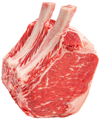 USDA Choice Beef Ribeye Roast Bone In Frenched Service Case - Weight Between 3-5 Lb
