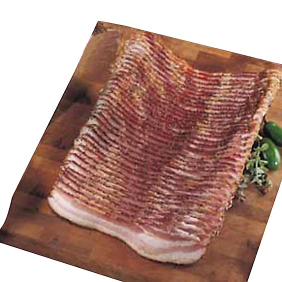 Meat Service Counter Farmers Bacon Peppered Thick Sliced - 1 LB