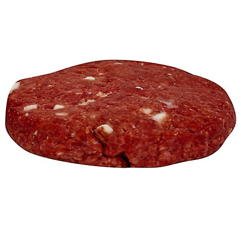 Meat Counter Beef Ground Beef Pub Burger Pepperjack Service Case 1 Count - 6 Oz