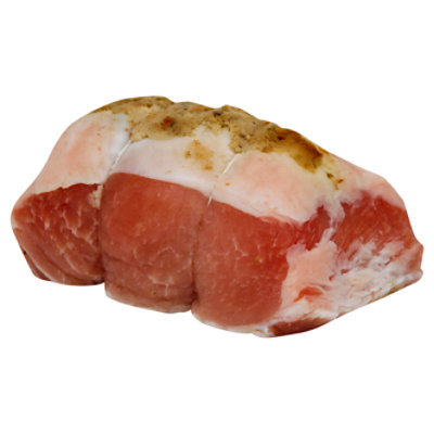 Meat Service Counter Pork Loin Top Loin Chops Seasoned Boneless - 1 LB - Image 1