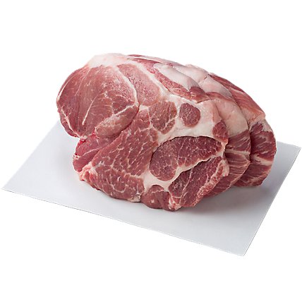 Meat Service Counter Open Nature Pork Shoulder Roast Boneless - 3.50 LB - Image 1
