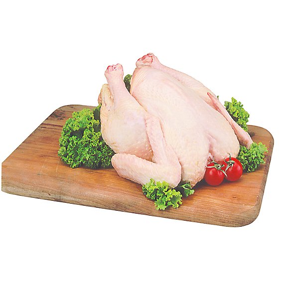 Chicken Whole Organic Service Case - 4.5 Lb