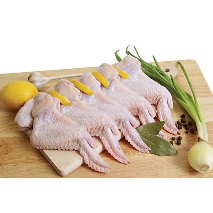 Meat Counter Chicken Wings Sections Fully Cooked Service Case - 1.00 LB - Image 1