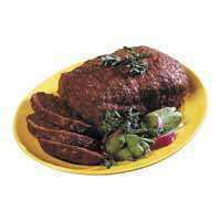 Ground Beef Meatloaf Gourmet Service Case - 1.5 Lb. - Image 1