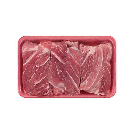 Pork Shoulder Country Style Ribs Boneless Service Case - 2 Lb - Image 1