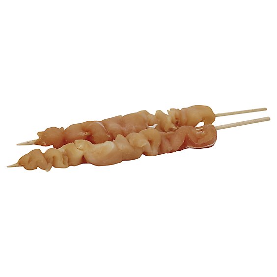Meat Counter Chicken Satay With Mango Marinade Service Case - 1.50 LB