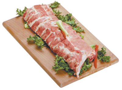 Meat Service Counter Pork Baby Back Ribs - 3 LB