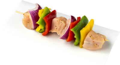 Kabobs Chicken Mandarin Teriyaki Fresh Service Case 1 Count - .75 Lb - Image 1