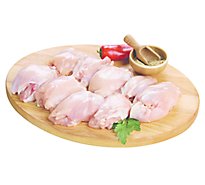 Meat Counter Chicken Thighs Boneless Skinless Pollo Asada Marinated Service Case - 1.00 LB