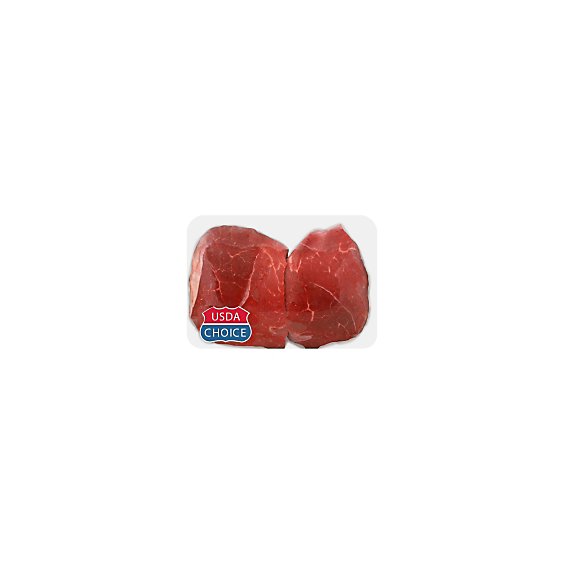 Meat Counter Beef Seasoned Beef Ball Tip Steak Thin Cut Service Case - 1 LB