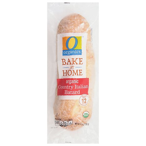 O Organics Organic Bread Batard Country Italian - Each