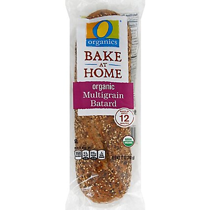 O Organics Organic Bread Batard Multigrain - Each - Image 1