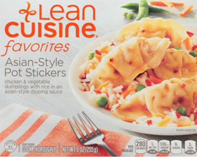 Lean Cuisine Simple Favorites Entree Asian Style Pot Stickers - 9 Oz