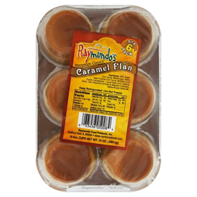 Raymundos Caramel Flan - 6-4 Oz