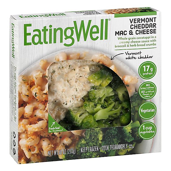EatingWell Frozen Entree Vermont Cheddar Mac & Cheese - 10 Oz