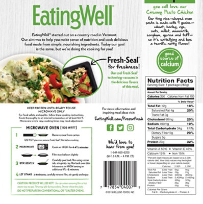 EatingWell Frozen Entree Creamy Pesto Chicken - 10 Oz - Image 6