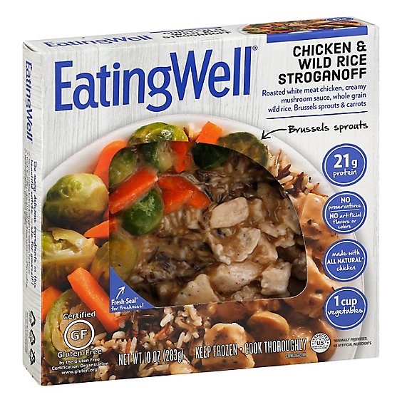 EatingWell Frozen Entree Chicken & Wild Rice Stroganoff - 10 Oz