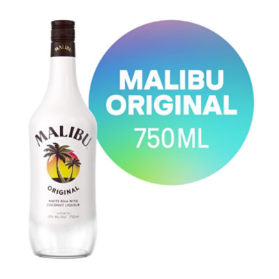 Malibu With Coconut Liqueur Flavored Caribbean Rum 42 Proof - 750 Ml - Image 1