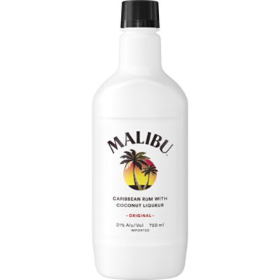 Malibu With Coconut Liqueur Flavored Caribbean Rum 42 Proof - 750 Ml - Image 2