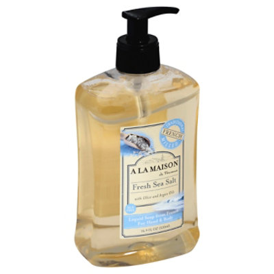A La Maison Soap Liq Fresh Sea Salt - 16.9 Fl. Oz. - Image 1