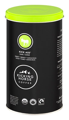 Kicking Horse Coffee Whole Bean Dark Roast Kick Ass - 12.3 Oz - Image 4