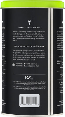 Kicking Horse Coffee Whole Bean Dark Roast Kick Ass - 12.3 Oz - Image 2