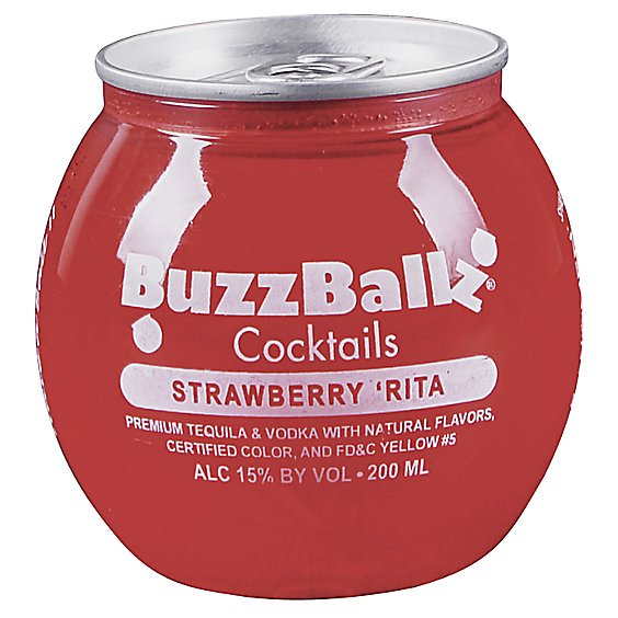 BuzzBallz Strawberry Margarita - 200 Ml