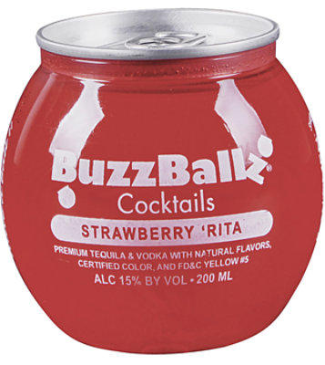 BuzzBallz Strawberry Margarita - 200 Ml - Image 1