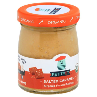 Petit Pot Pudding Organic Salt Caramel - 4 Oz