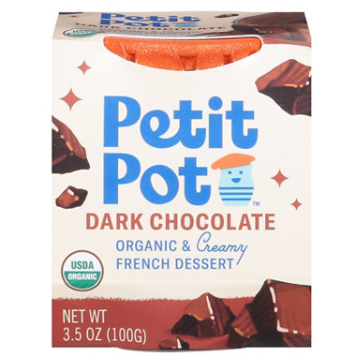Petit Pot Pudding Organic Dark Chocolate - 4 Oz