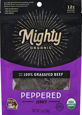 Organic Prairie Jerky Beef Pepper - 2 Oz