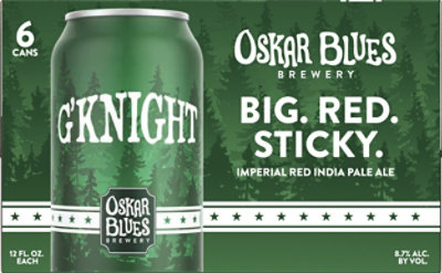 Oskar Blues Brewery Gknight Red Ipa In Cans - 6-12 Fl. Oz. - Image 2