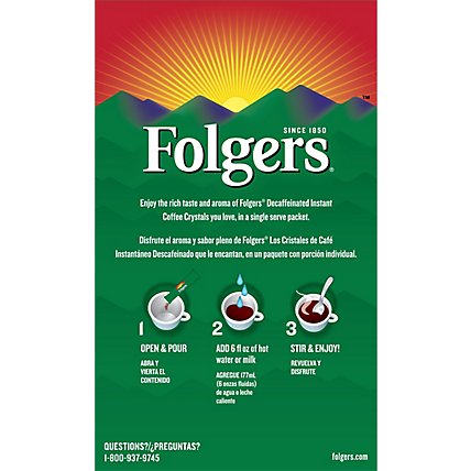 Folgers Coffee Instant Classic Decaf - 6-0.07 Oz - Image 5