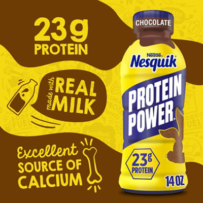 Nesquik Protein Power Chocolate Milk Drink Ready to Drink - 14 Fl. Oz. - Image 2