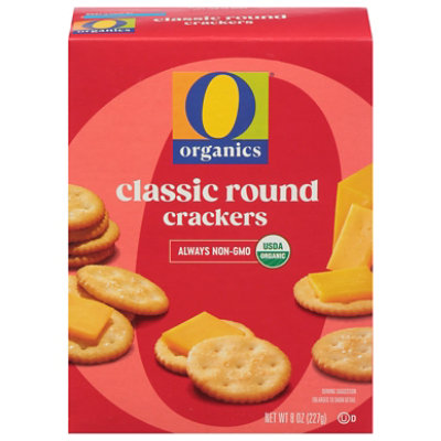 O Organics Crackers Classic Round - 8 Oz - Image 1