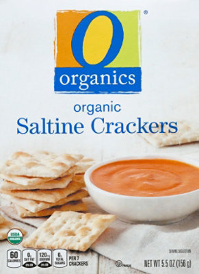 O Organics Crackers Saltines - 5.5 Oz - Image 2
