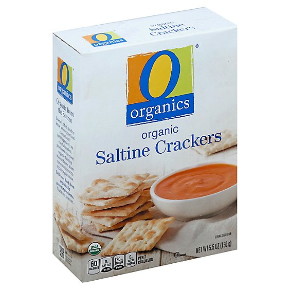 O Organics Crackers Saltines - 5.5 Oz