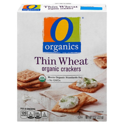 O Organics Organic Crackers Thin Wheat - 8 Oz - Image 3