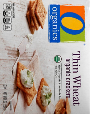 O Organics Organic Crackers Thin Wheat - 8 Oz - Image 6