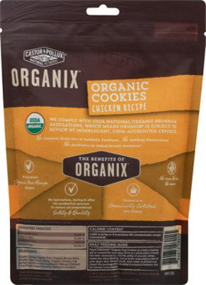 Castor & Pollux Organix Dog Treats Organic Cookies Chicken Flavor Bag - 12 Oz - Image 5