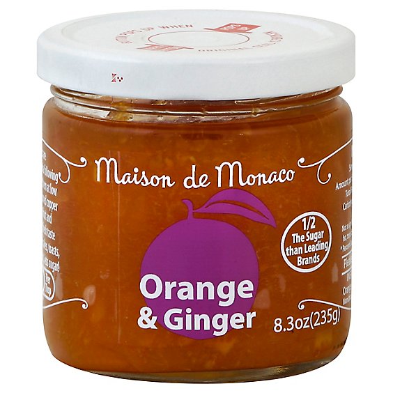 Maison de Monaco Preserves Orange & Ginger - 8.3 Oz